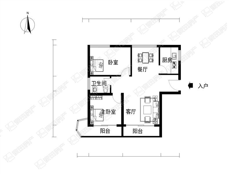 绿苑新城一组团 3室2厅